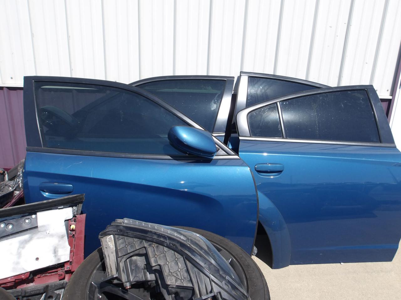 Illinois State Police Seized Dodge Charger Body Parts