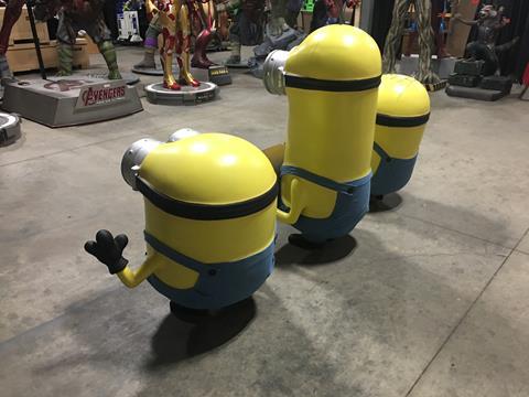 Despicable Me Minions Movie Theater Display