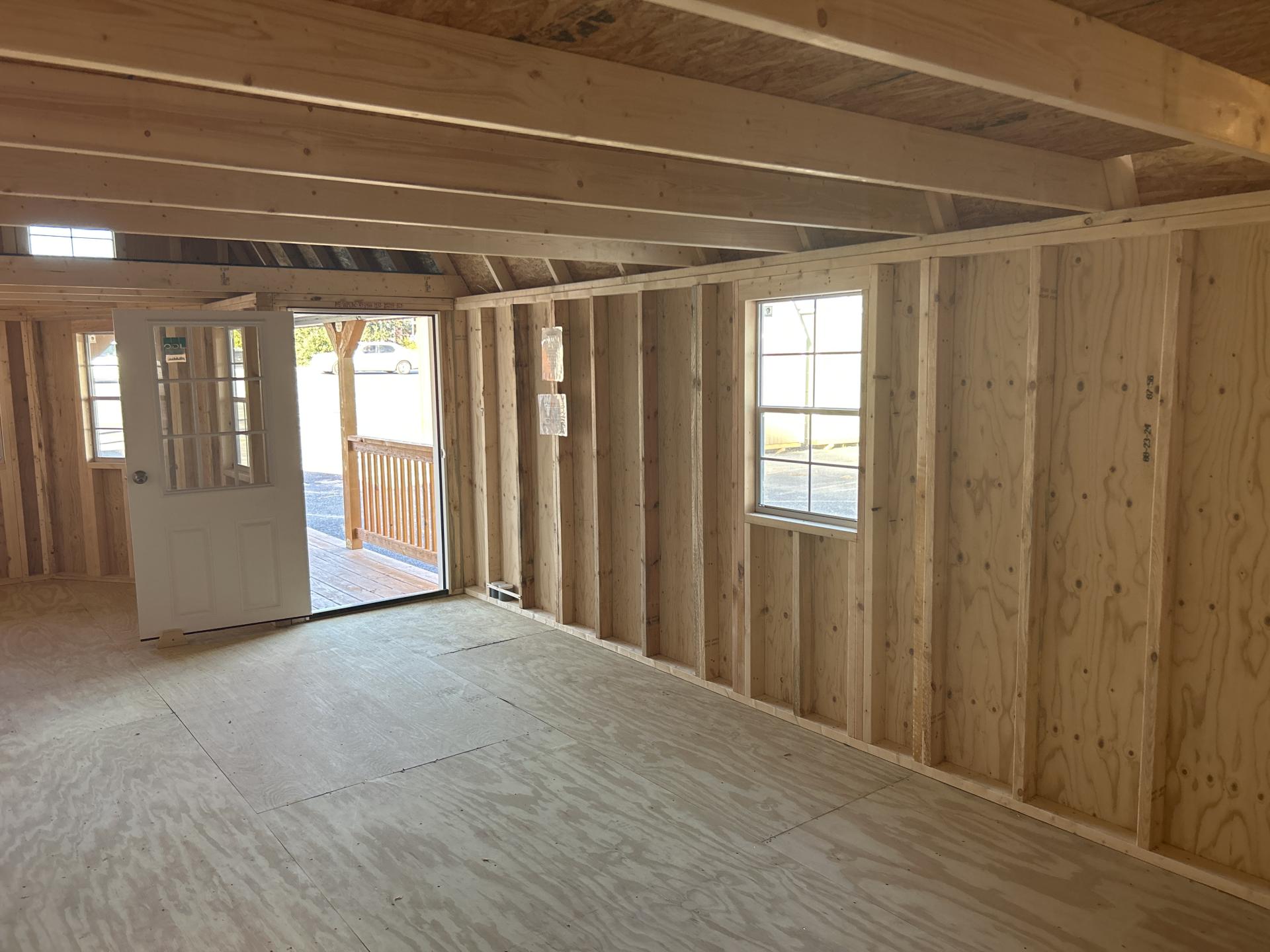 12x32 WRAPAROUND LOFTED BARN CABIN