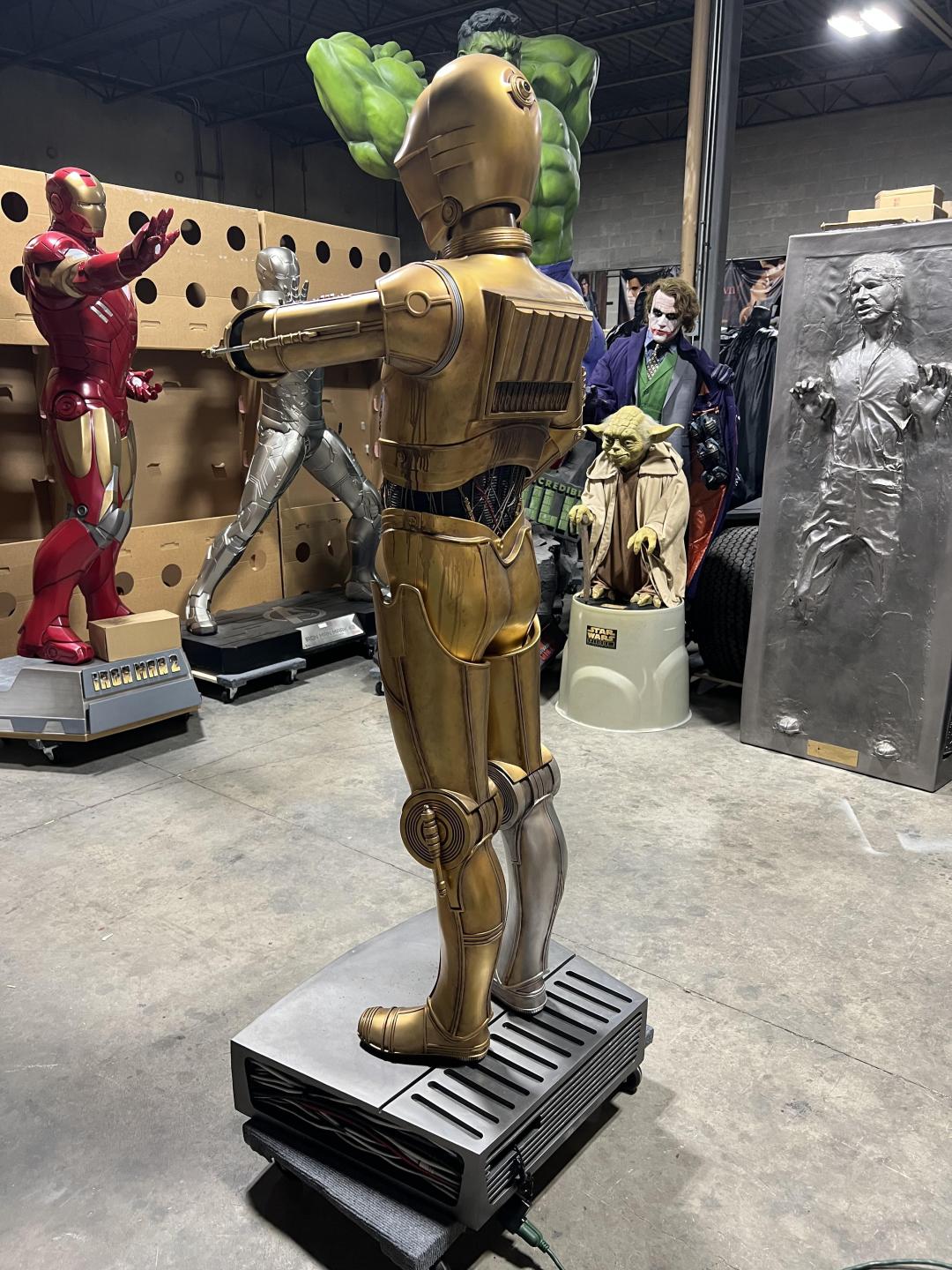 Life size Star Wars Sideshow C3P0 Version 2