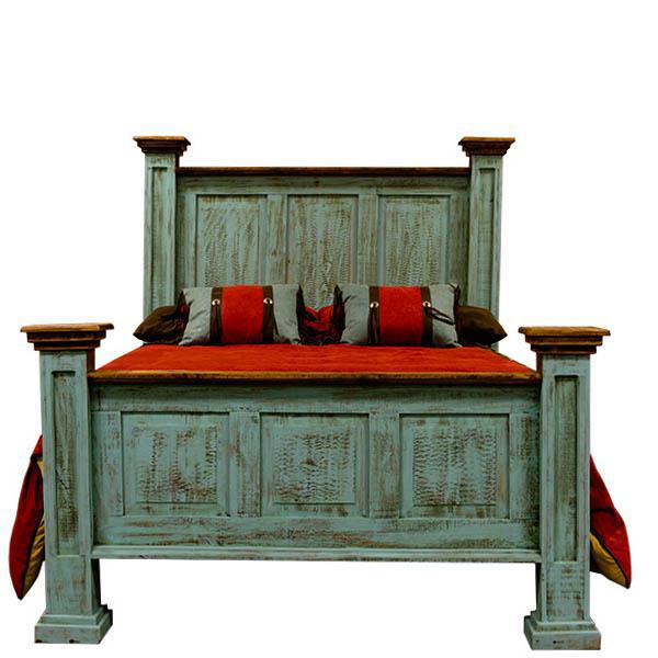 Queen Turquoise Oasis Bed