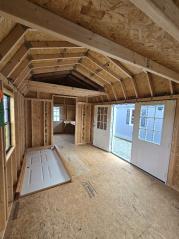 $1,018 OFF-10x24 BARN W/DIVIDER WALL, HOUSE DOORS, WORKBENCH & MORE $9,162 OR $362 DOWN & $362/MO - EVERYONE APPROVED!