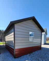 20% OFF! - SAVE $2,390 - ONLY $9,562 for this 12x35x8 Combo Unit with One-Half Double Poly Roof and lots of EXTRA FEATURES!