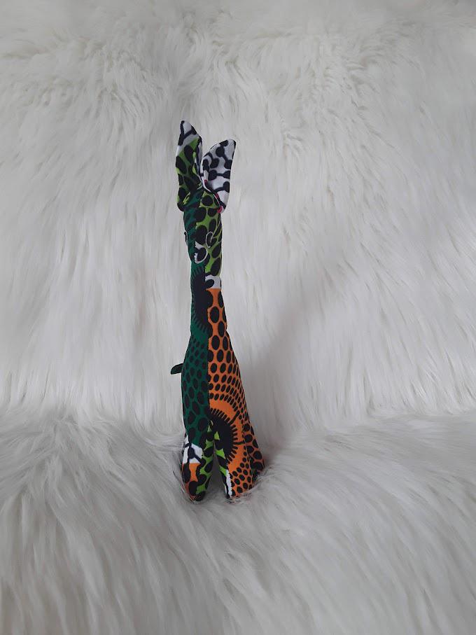Handmade Stuffed Giraffe.