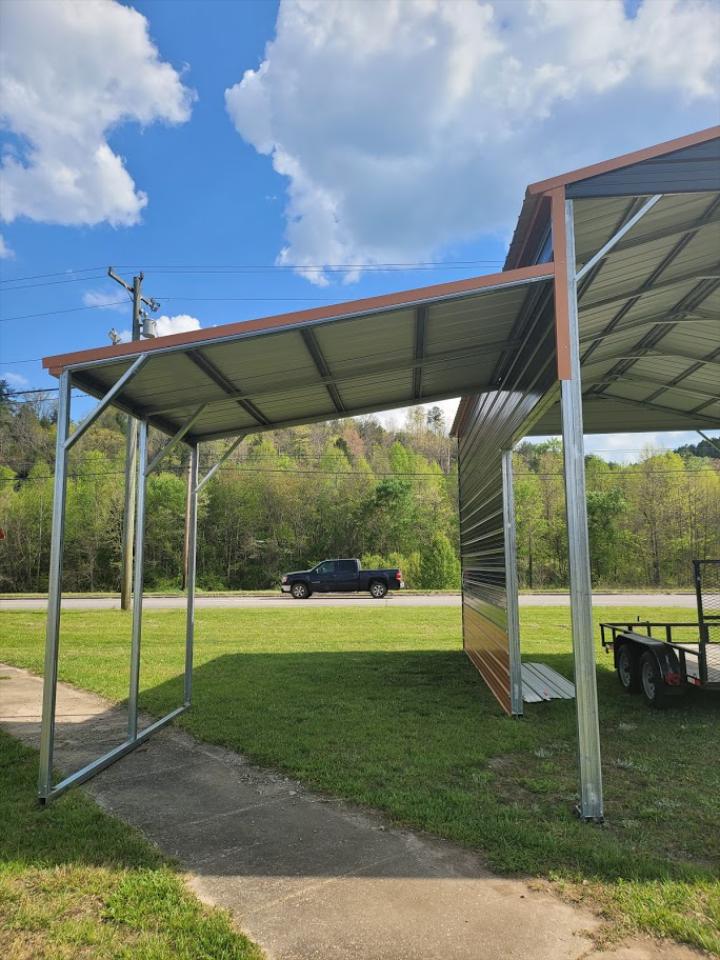 SAVE 20% OFF - ONLY $6,940 -  18x30x14 RV COVER WITH 10x12x9 LEAN-TO - NO CREDIT CHECK RTO - FREE INSTALL  IN NC!