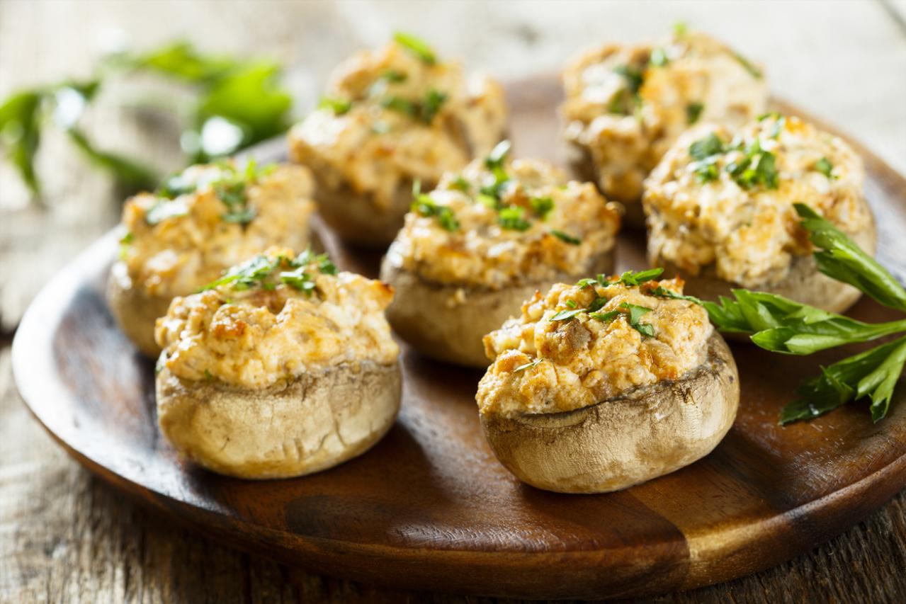 "Crabby" Stuffed Mushrooms