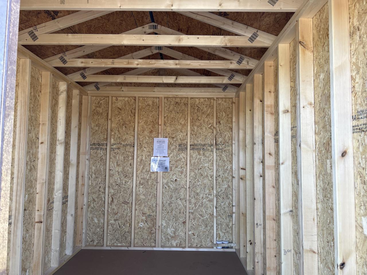 08x12 Utility Shed