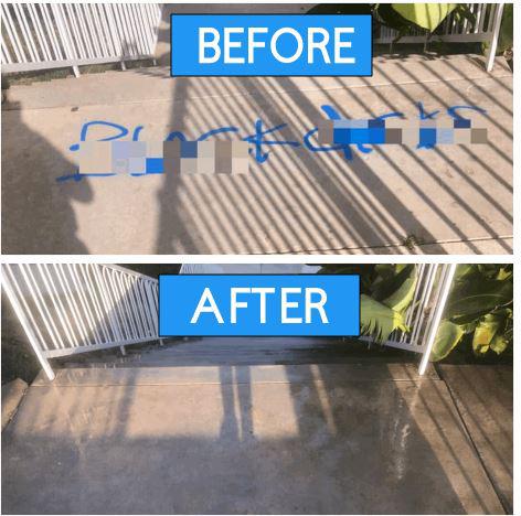 Gum, Graffiti & Rust Removal