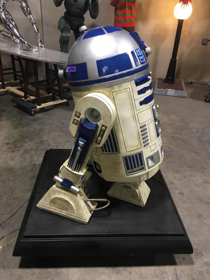 Star Wars SideShow Version 1 R2D2 with Base