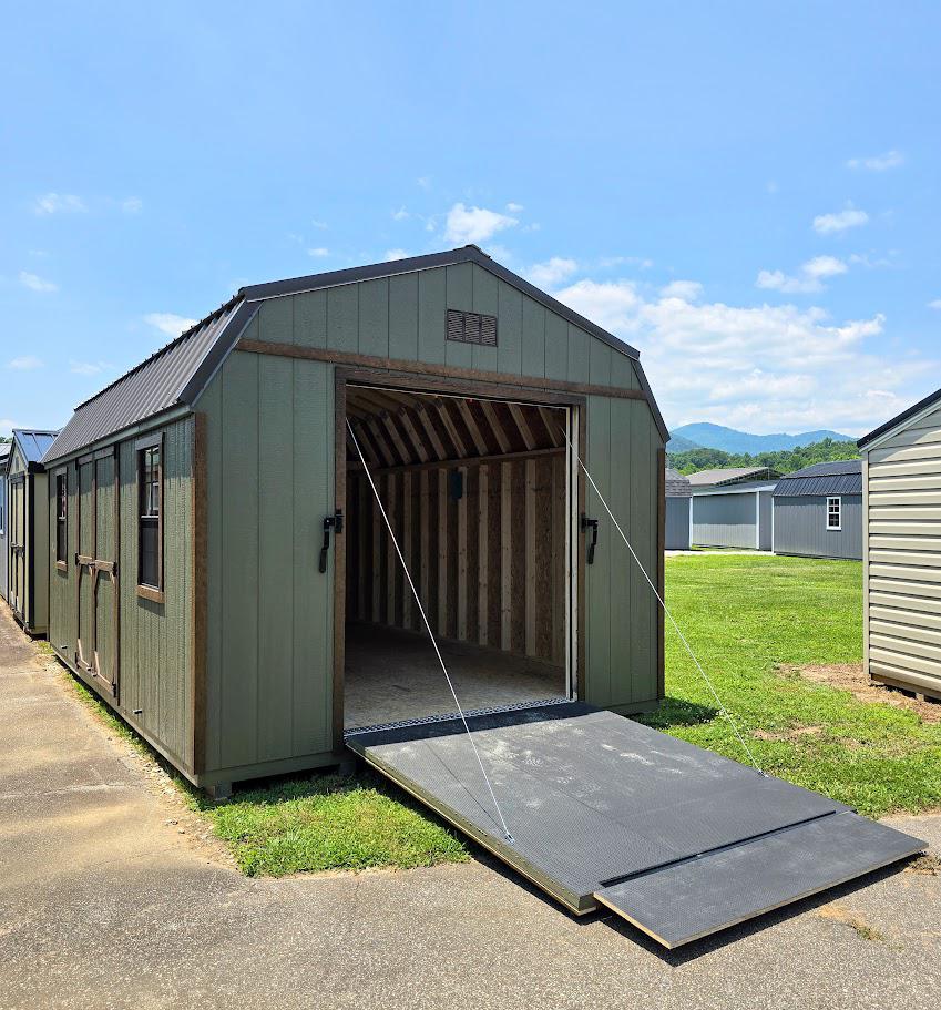 12x20 BARN/GARAGE w/RAMP DOOR & ELECTRICAL PKG! -$8,473 OR $335 DOWN & $335/MO - NO CREDIT CHECK - EVERYONE APPROVED!