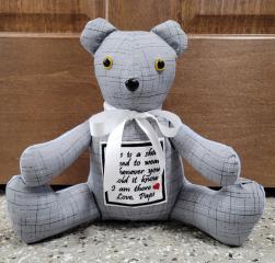 Memory Bear made from Loved Ones Shirts