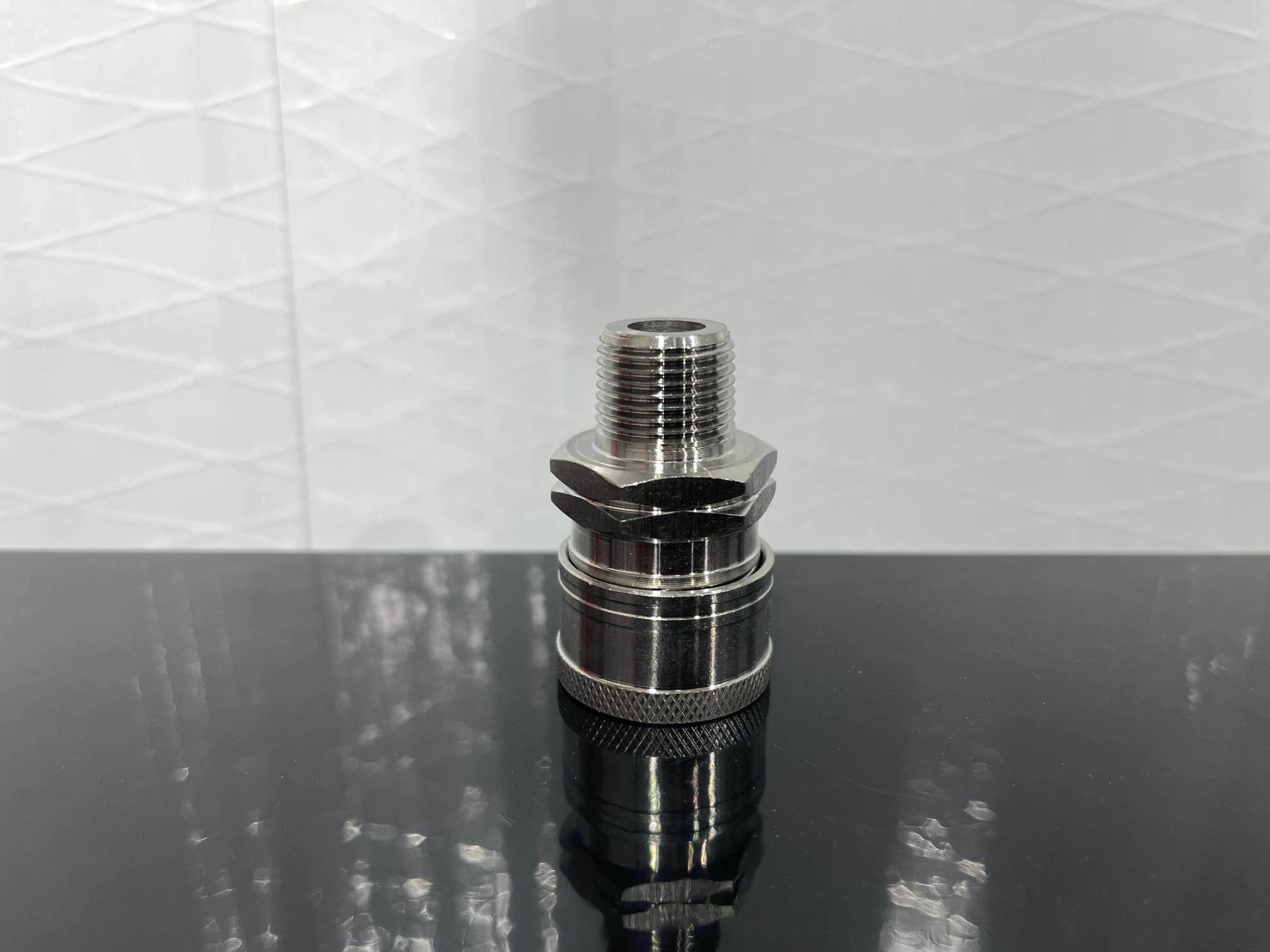 Stainless Steel 3/8" Male Thread Female Quick Connect Fitting