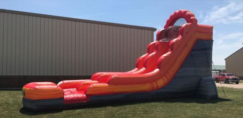 18' Fire Slide (Wet/Dry)
