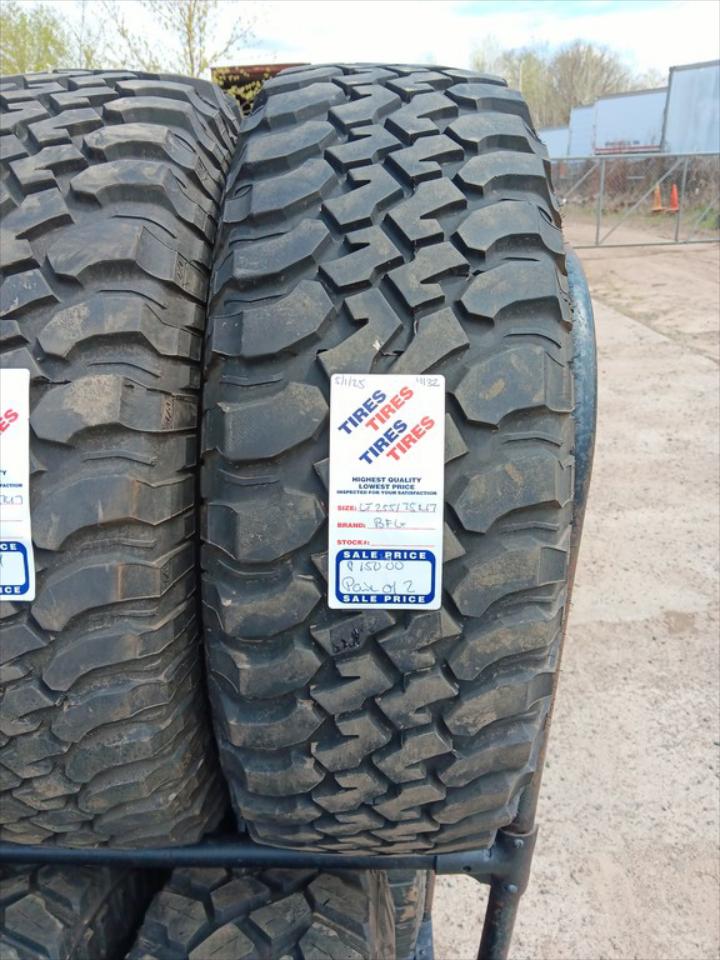 LT255/75R17 BFGoodrich Mud-Terrain T/A Tires Pair of 2