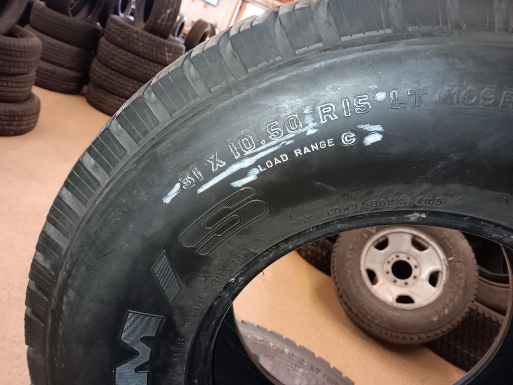 31X10.50R15LT Michelin LTX M/S Tires Set of 4