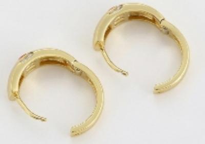 Elegant Gold Filled Fashion Hoop Earrings