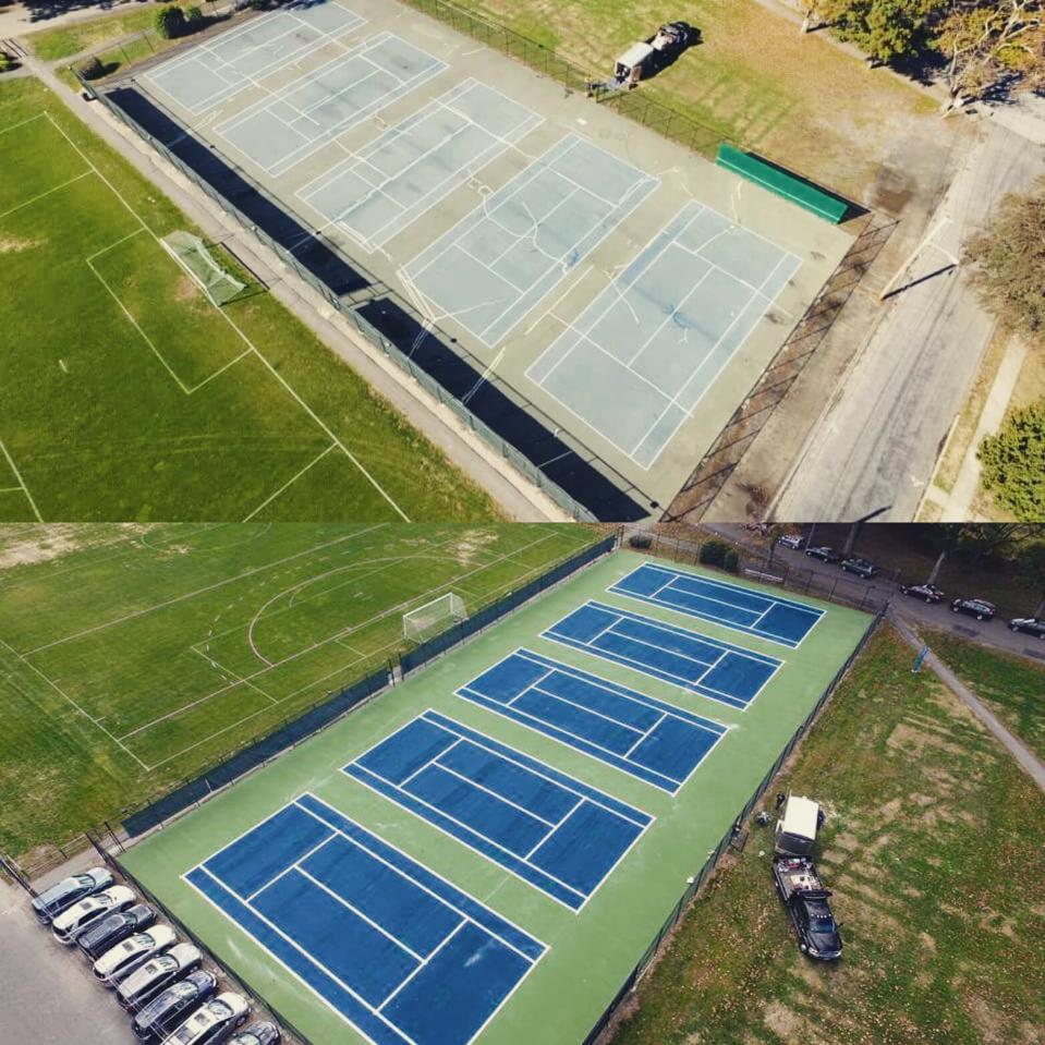 Tennis Court Resurfacing