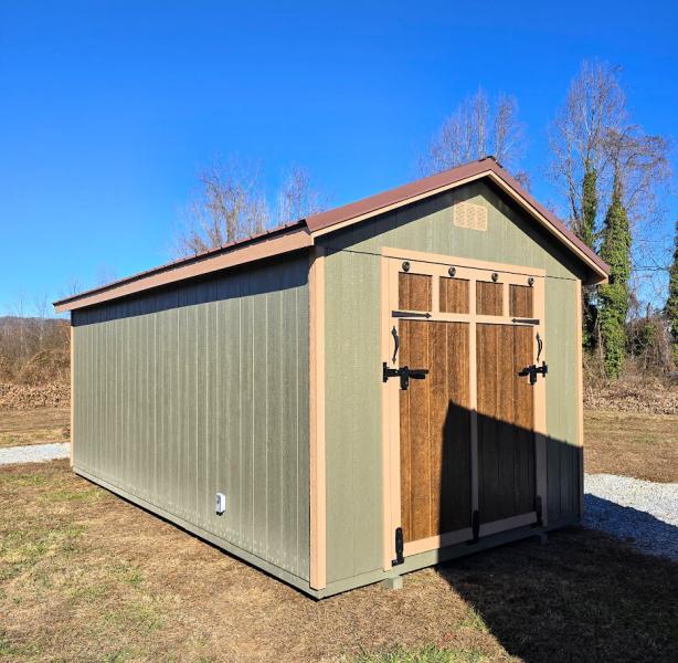 SAVE 10% -10x20 DELUXE TALL WALL BUILDING - RAMP DOOR & ELECTRICAL PACKAGE - $7,241 - $286 DOWN & $286/MO - NO CREDIT CHECK -FREE DELIVERY & BLOCKS (50 - miles)