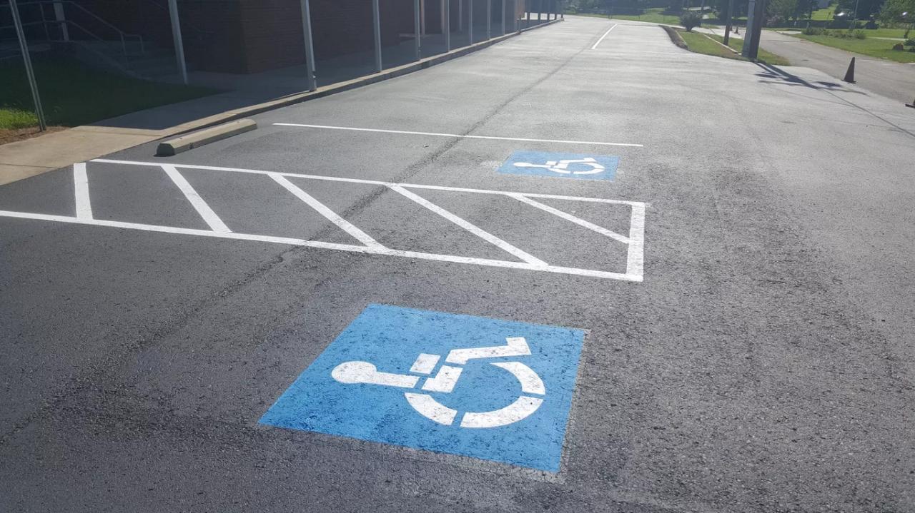 Pavement Markings, ADA Compliance & Signage