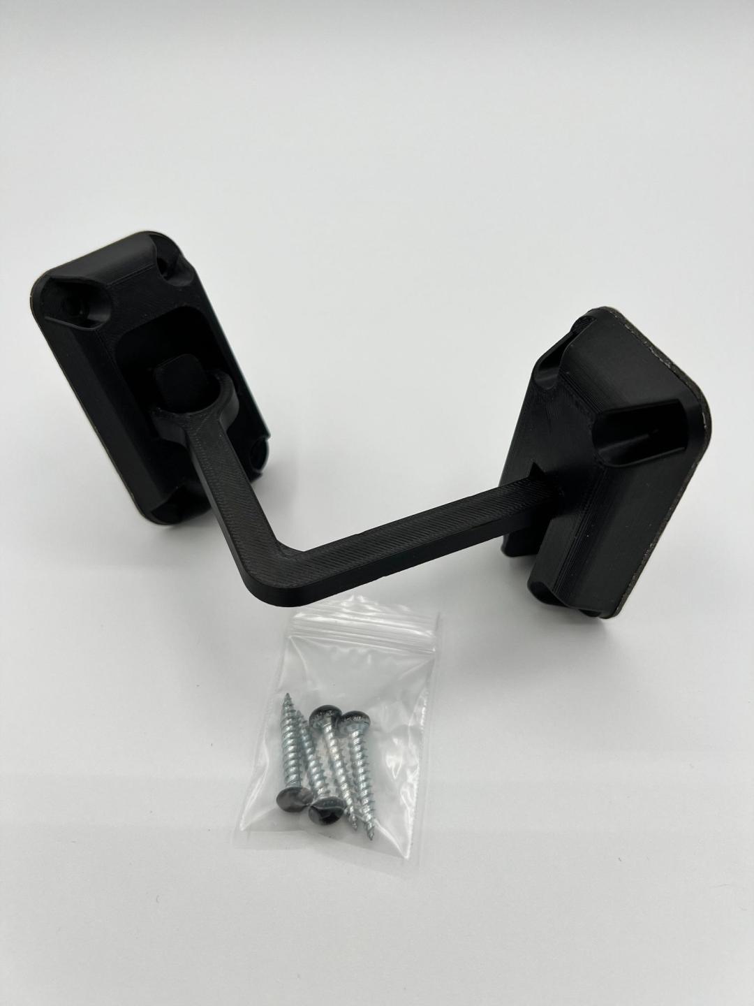 Ring Latch 90 Degree Black