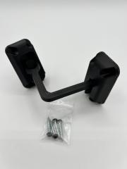 Ring Latch 90 Degree Black