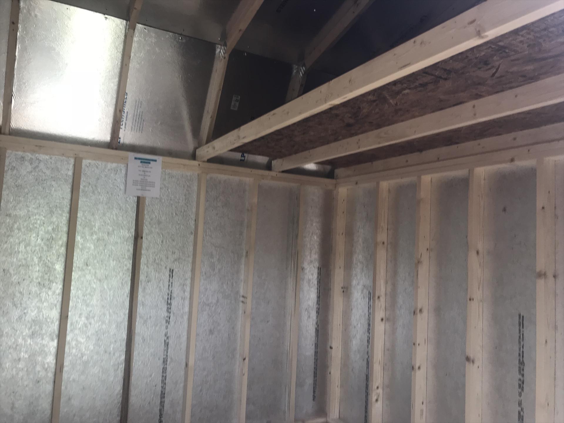 Painted 10x16 Lofted barn
