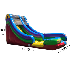 18'Wacky Slide (wet/dry)