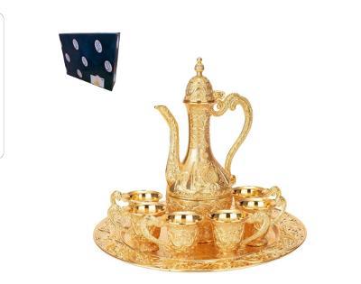 Eight Piece Gold Tea Set