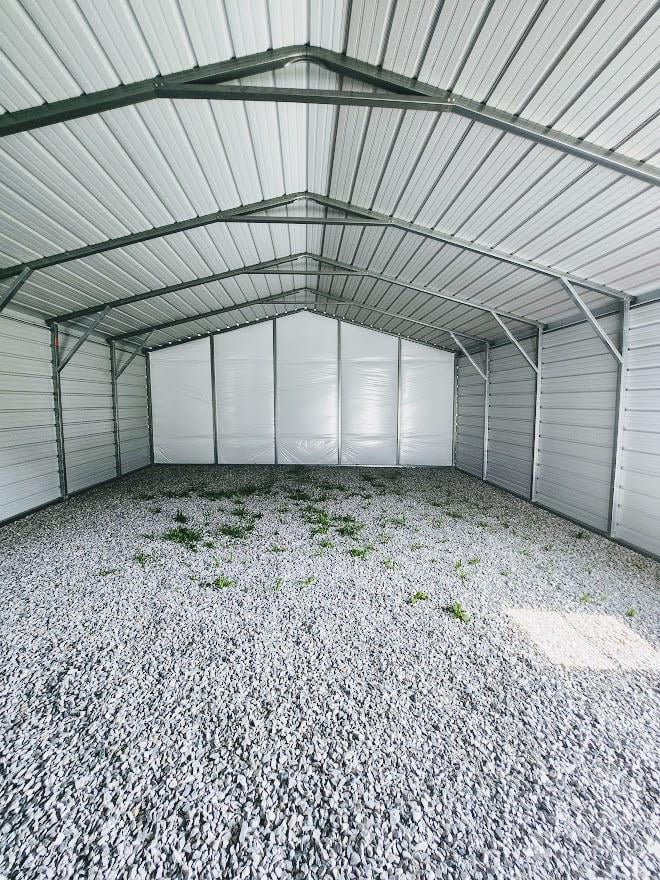 $2,763 OFF - ONLY $8,287 + tax - 24x30x9 BOXED EAVE ROOF GARAGE - NO CREDIT CHECK!