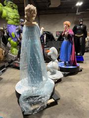Life Size Frozen Anna, Elsa and Olaf