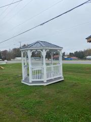 7x9 Vinyl Value Tea House Bench & Swing