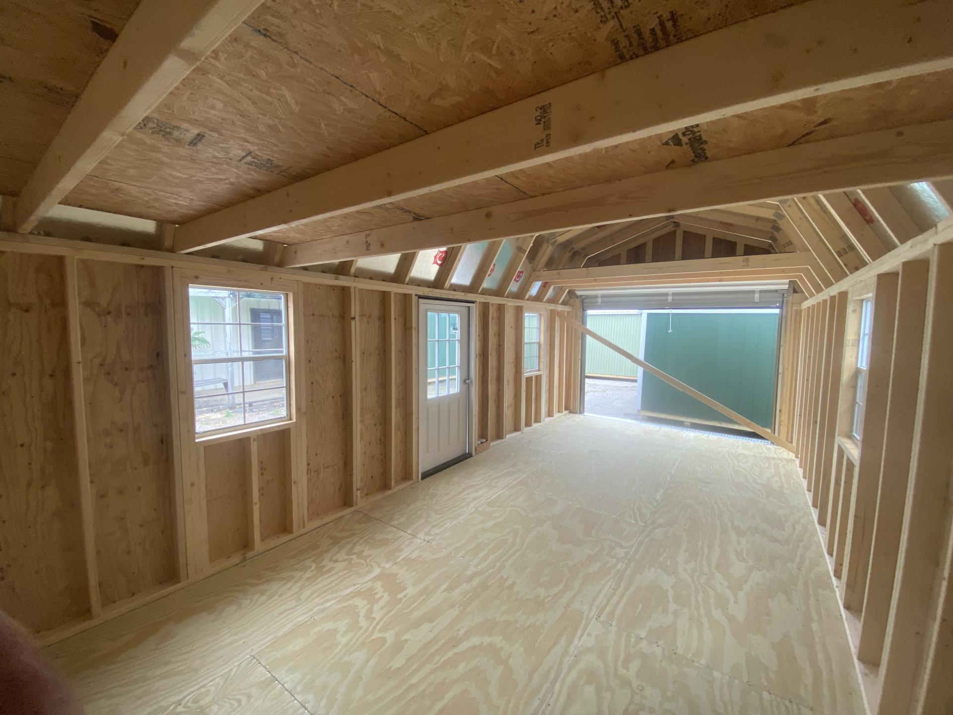 12x24 Lofted Barn Garage