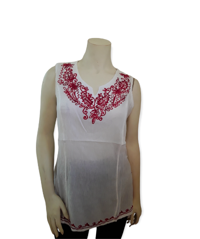 Embroidered Top.