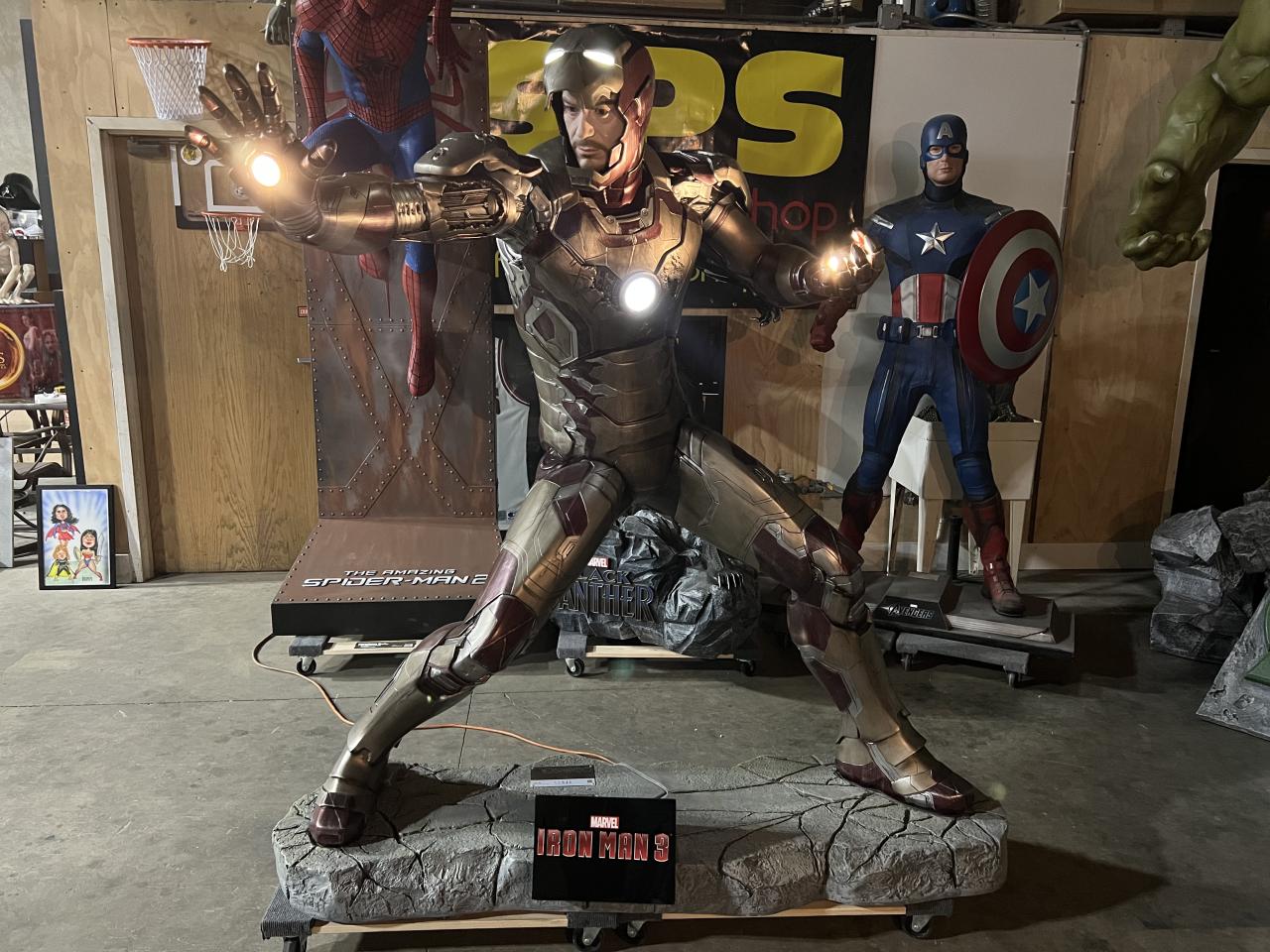 Marvel Ironman 3 Battlefield Edition with LED Lights