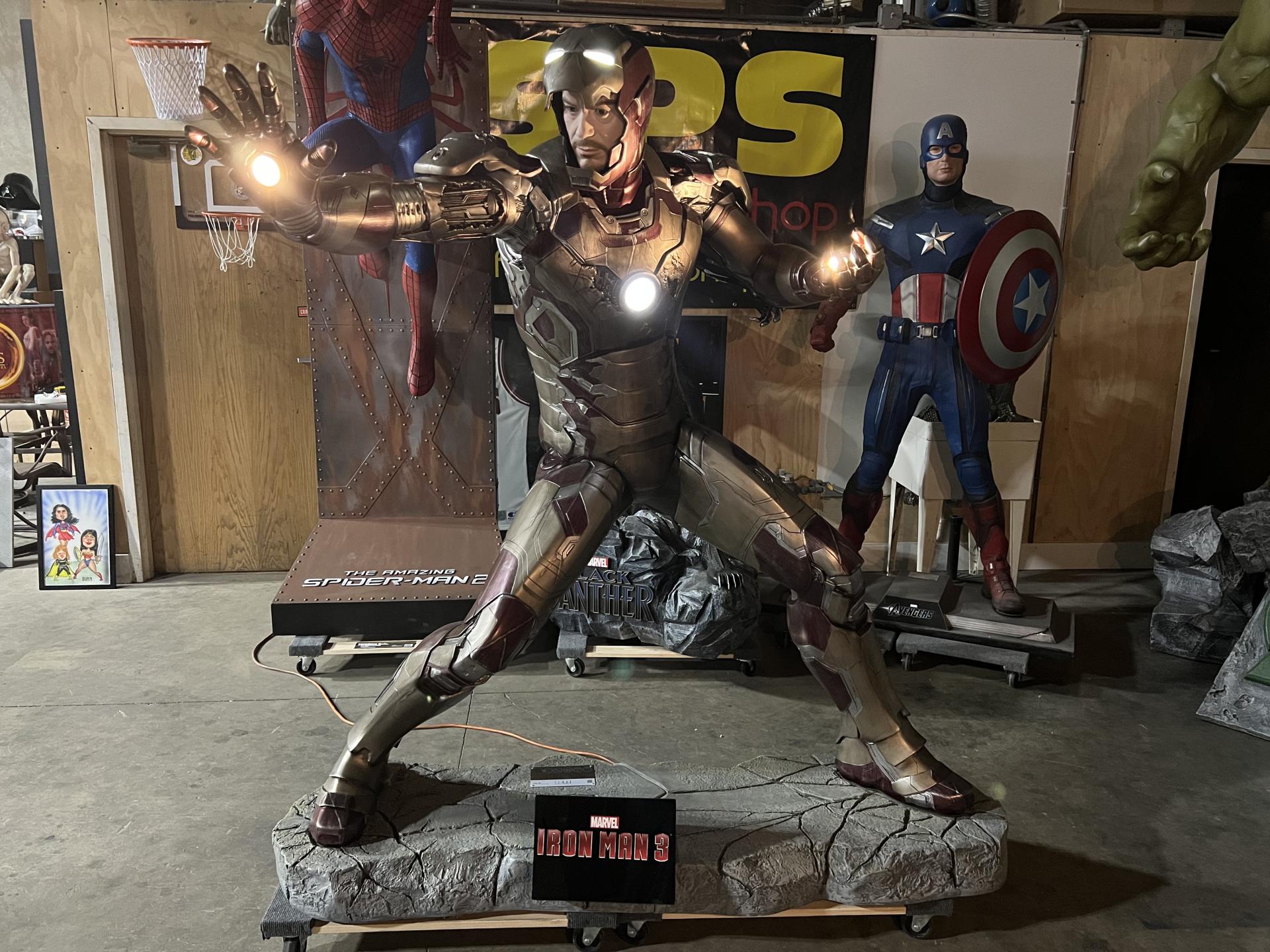 Marvel Ironman 3 Battlefield Edition with LED Lights