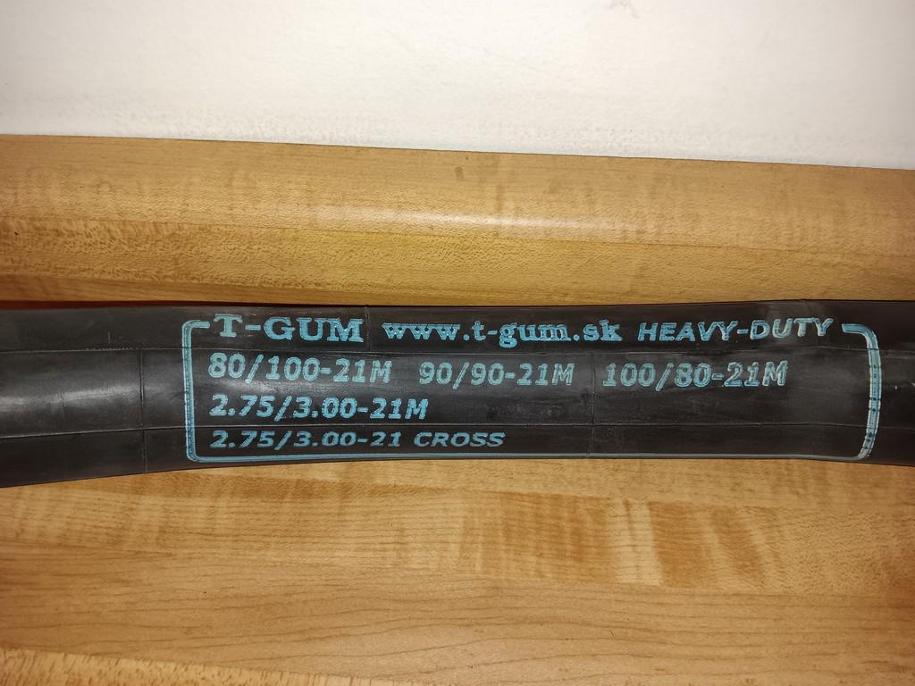 2.75-3x21 T-Gum Heavy Duty Dirtbike Tire Tube