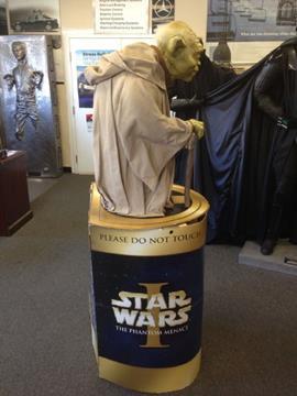 Life Size Star Wars Yoda with SUPER RARE Stand