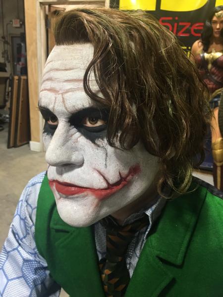 Dark Knight Heath Ledger Sitting Joker