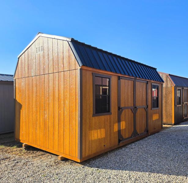 SAVE $294 OFF! - 10x16 LOFTED BARN W/ELECTRICAL - $5,601 OR $221 DOWN & $221/MO -NO CREDIT CHECK - FREE DELIVERY & BLOCKS (50 miles)