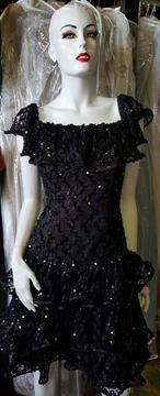 VINTAGE AFTER FIVE LITTLE BLACK DRESS