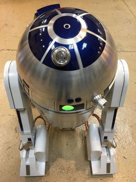 Life Size Star Wars Steel and Aluminum RC R2D2