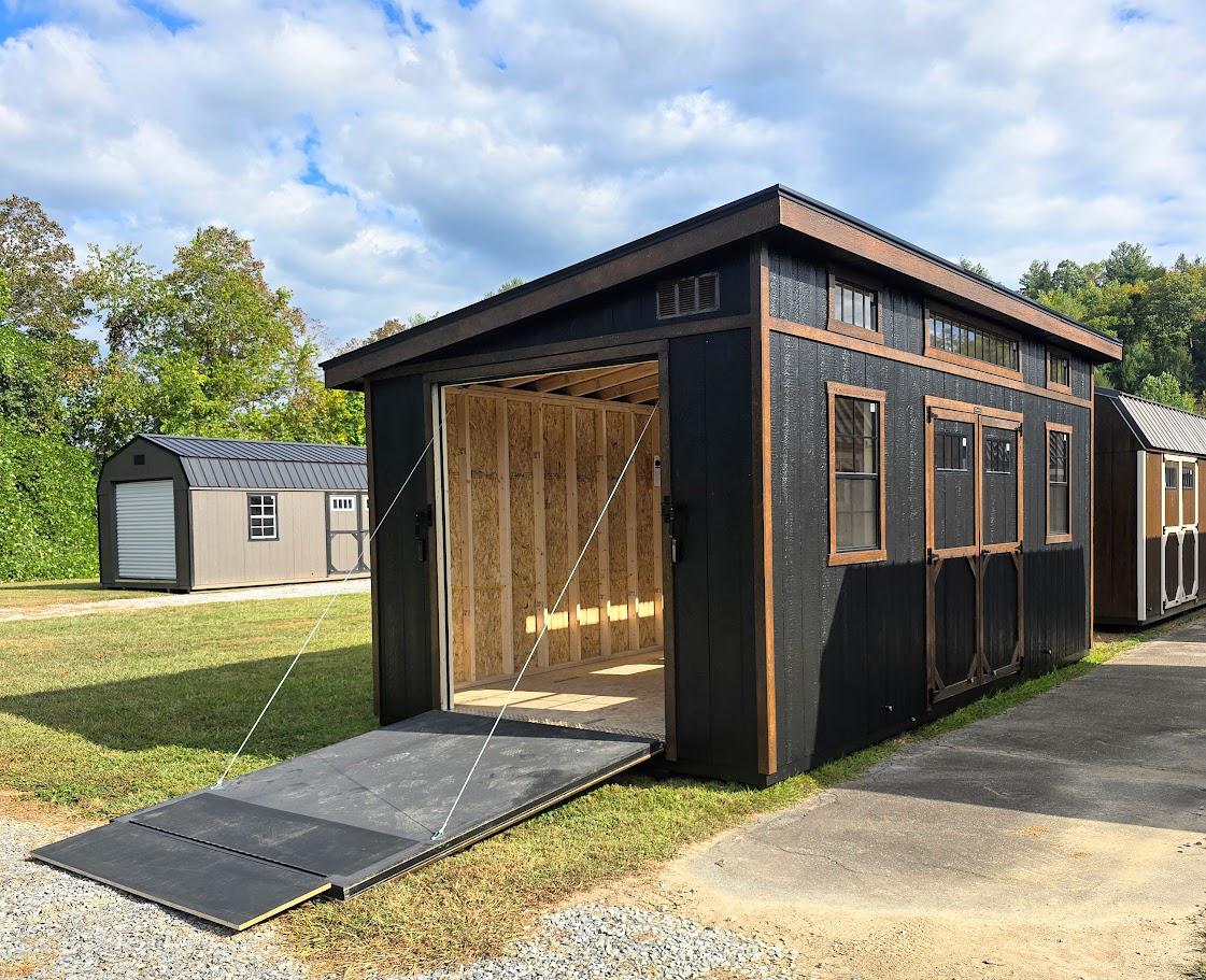 $307 DOWN & $307/MONTH - NO CREDIT CHECK - 10x20 RAMP DOOR BLDG W/ELECT.RICAL - FREE DELIVERY & BLOCKS (50-MILES)