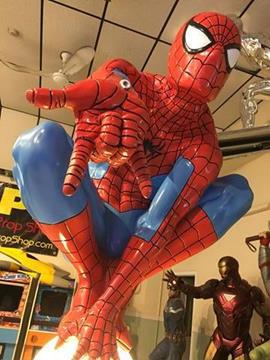 Amazing Spiderman on Lightpole