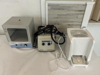 VWR Mini Incubator, Eppendorf Centrifuge, Humidifier/dehumidifier