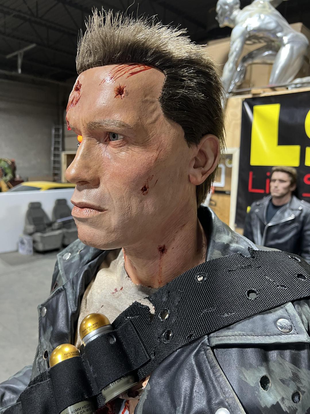 Battle Damaged T2 Terminator Arnold Schwarzenegger