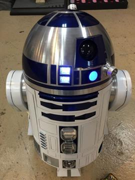 Life Size Star Wars Steel and Aluminum RC R2D2