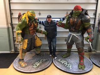 Life Size TMNT Teenage Mutant Ninja Turtles Full Size Paramount Pictures