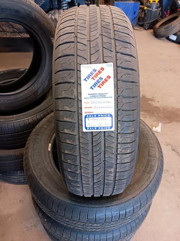 205/65R16 Michelin Energy Saver A/S Tires Set of 4