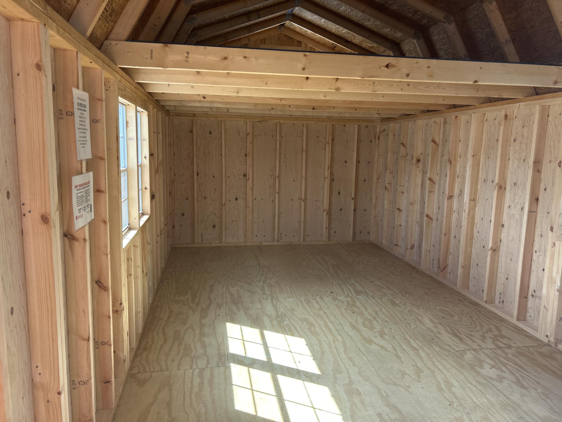 12x32 WRAPAROUND LOFTED BARN CABIN