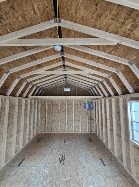 12x24 BARN W/TREX PORCH -  $10,206 or $404 Down & $404/Month  - NO CREDIT CHECK - FREE DELIVERY & BLOCKS (50 miles)